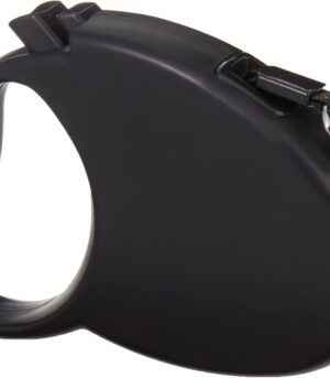Retractable Pet Leash, for Dogs under 44 lbs, Locking Mechanism, Small - 16ft, Black